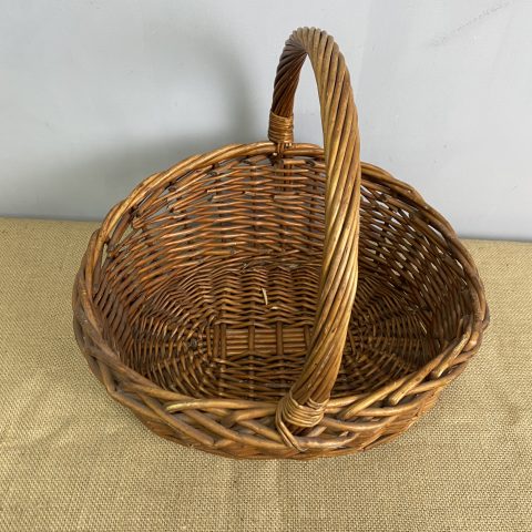 Vintage Cane Basket #47