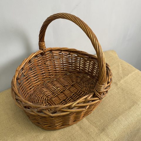 Vintage Cane Basket #47