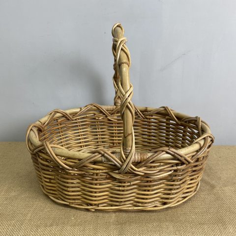 Vintage Cane Basket #48