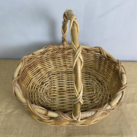 Vintage Cane Basket #48