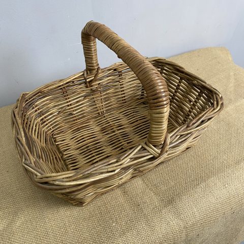 Vintage Cane Basket #49