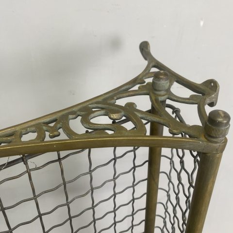 Vintage Brass NSW Railway Luggage Rack