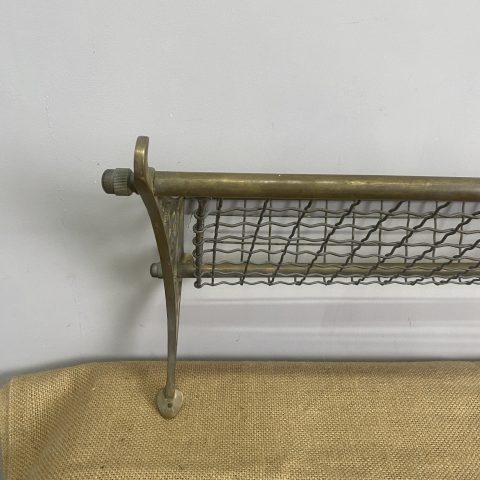 Vintage Brass NSW Railway Luggage Rack