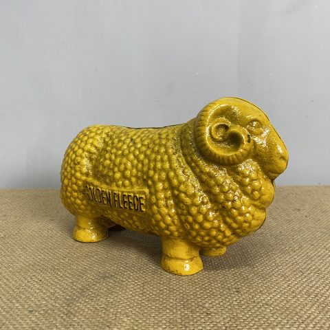 Cast Iron Golden Fleece Money Box