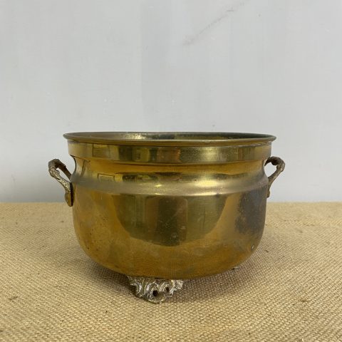 Vintage Brass Planter #1