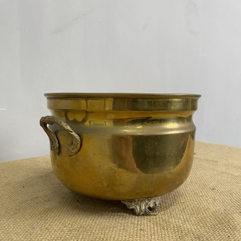 Vintage Brass Planter #1