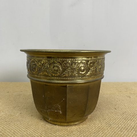 Vintage Brass Planter #5