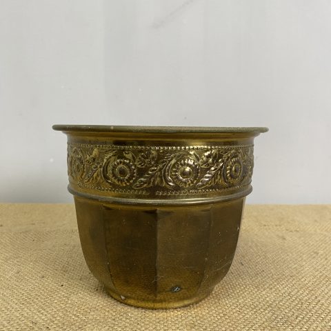 Vintage Brass Planter #5