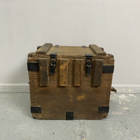 Vintage Wine Storage Box made from WW2 Mortar Box