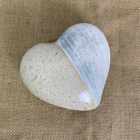 Coastal Decorative Ceramic Heart