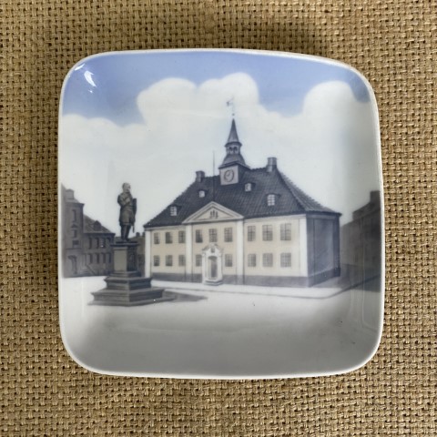 Vintage Ceramic Danish B&G Plate - Randers City Hall