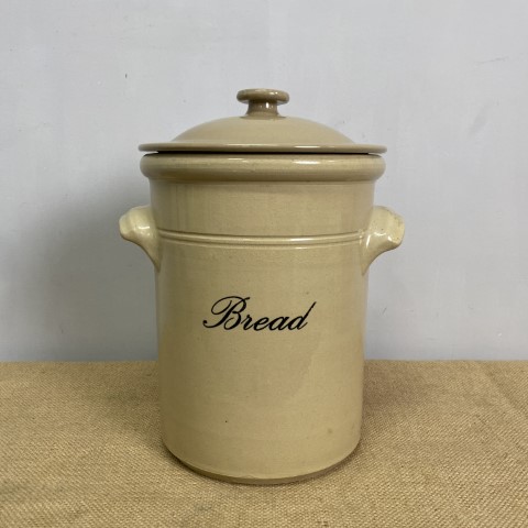 Vintage Pottery Bread Crock