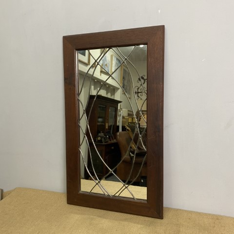 Vintage Leadlight Mirror