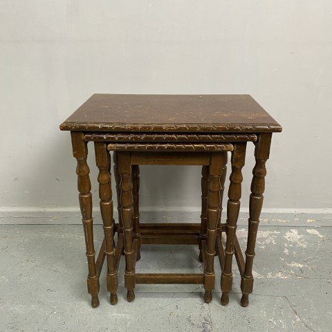 Vintage Timber Nest of Tables