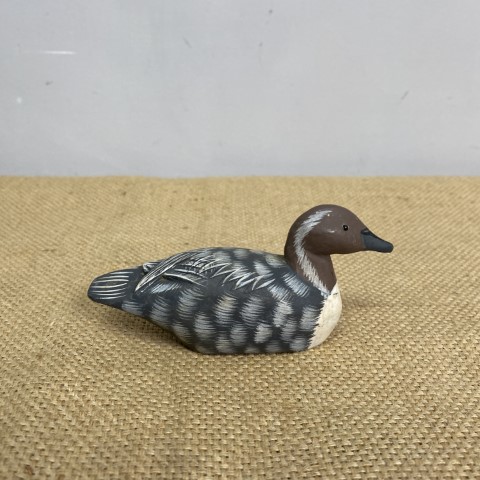 Small Painted Wooden Duck