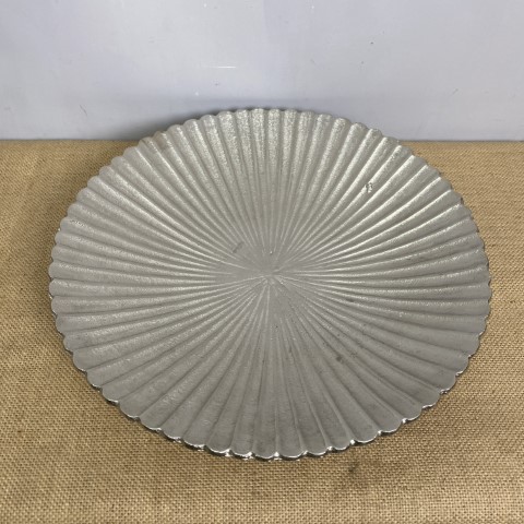 Silver Round Display Bowl