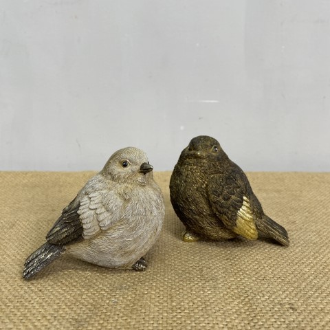 Set of 2 Rustic Birds