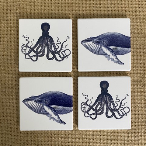 Set of 4 Ocean Coasters