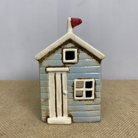 Ceramic Beach House Tealight Holder