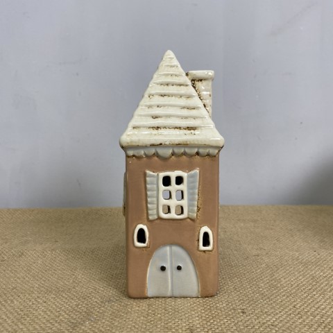 Ceramic House Tealight Holder