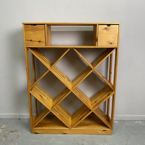 Rustic Pine Wine Rack or Storage Unit