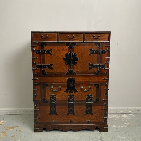 Vintage Asian Storage Cabinet