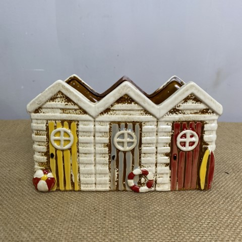 Ceramic Beach Huts Planter