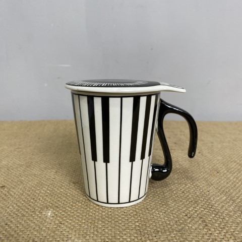 Piano Keys Ceramic Mug