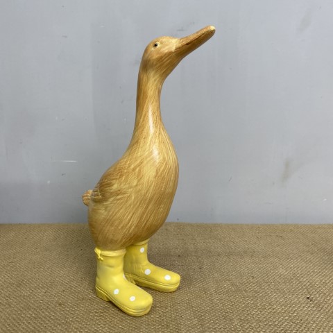 Medium Duck in Yellow Boots