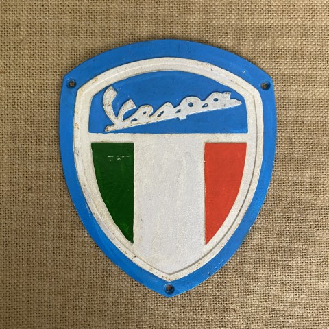 Cast Iron Vespa Wall Plaque