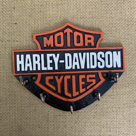 Cast Iron Harley Davidson Key Hooks