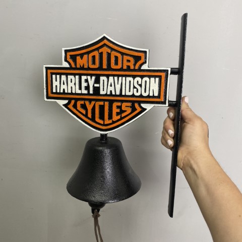 Cast Iron Harley Davidson Bell