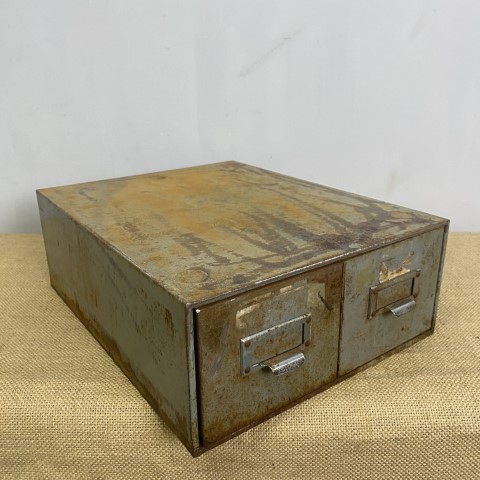 Rustic Industrial Metal Filing Drawers