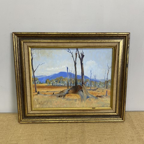 Framed Australian Landscape Painting