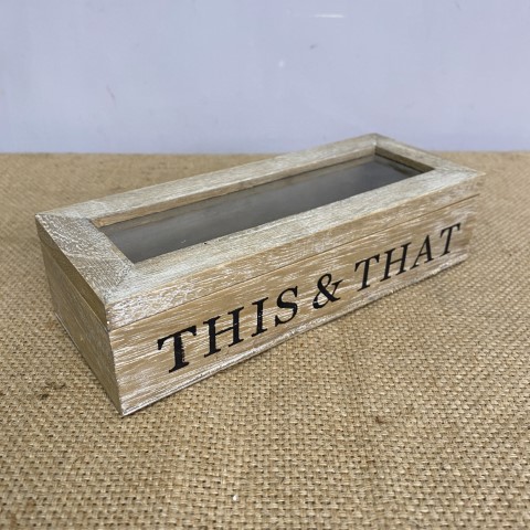 Rustic 'This & That' Box