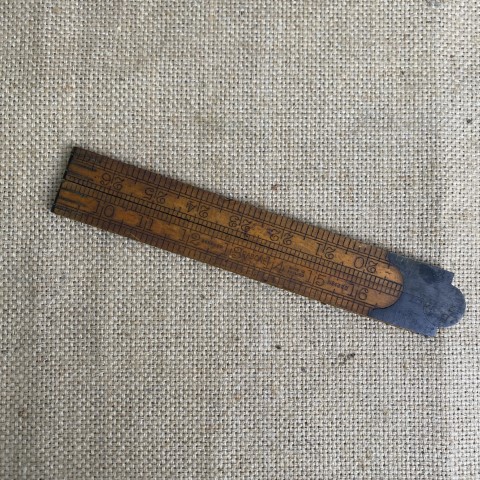 Vintage Collapsible Rabone Timber Ruler