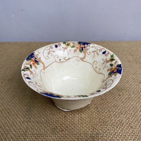 Vintage Floral Bowl with floral design