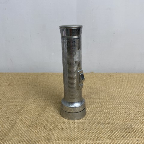 Vintage Silver 'Eveready' Torch/Flashlight