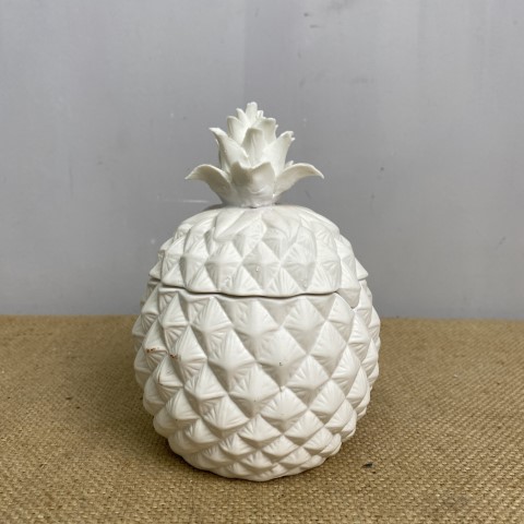 Ceramic Pineapple Cannister