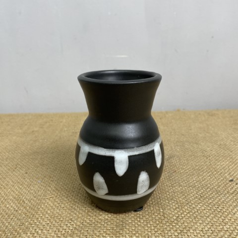 Small Black & White Pattern Vase