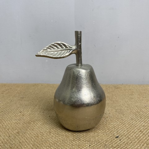 Silver Decorative Pear