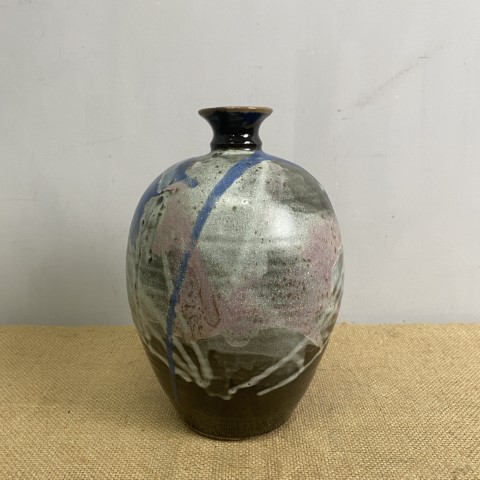 Blue Studio Pottery Vase