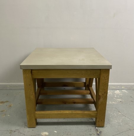 Concrete Top Coastal Side Table #1