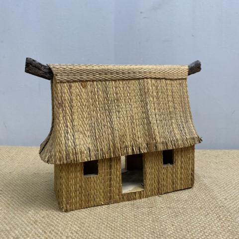 Vintage Handmade House/Hut Decor