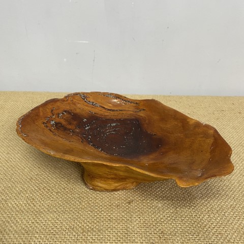 Hand-Carved Timber Bowl