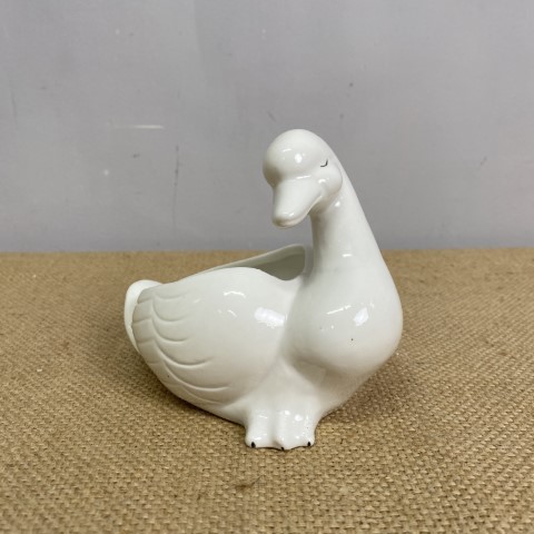 Vintage Ceramic Duck Planter