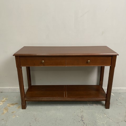 Vintage Timber 2 Drawer Hall Table