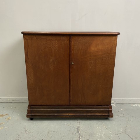 Antique Filing Cabinet with Hidden Drawer