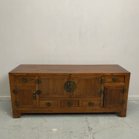 Reclaimed Elm Storage Cabinet / Entertainment Unit