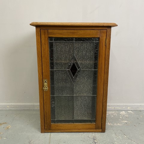 Vintage Leadlight Cabinet